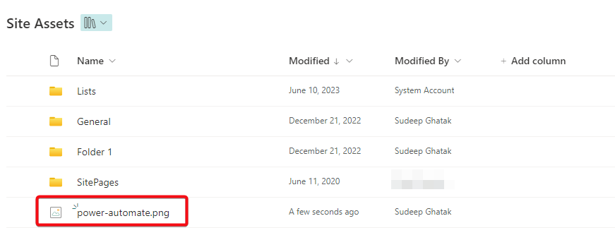 How do I add an image to the image column of each row in a Microsoft ...