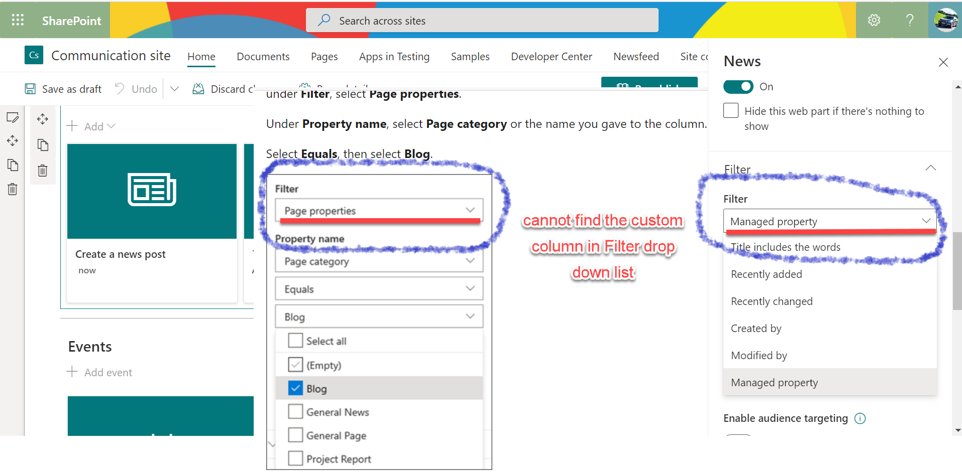 SharePoint Online Communication Site - Microsoft Q&A