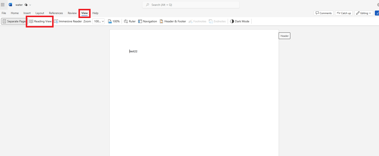 Word web watermark - Microsoft Q&A