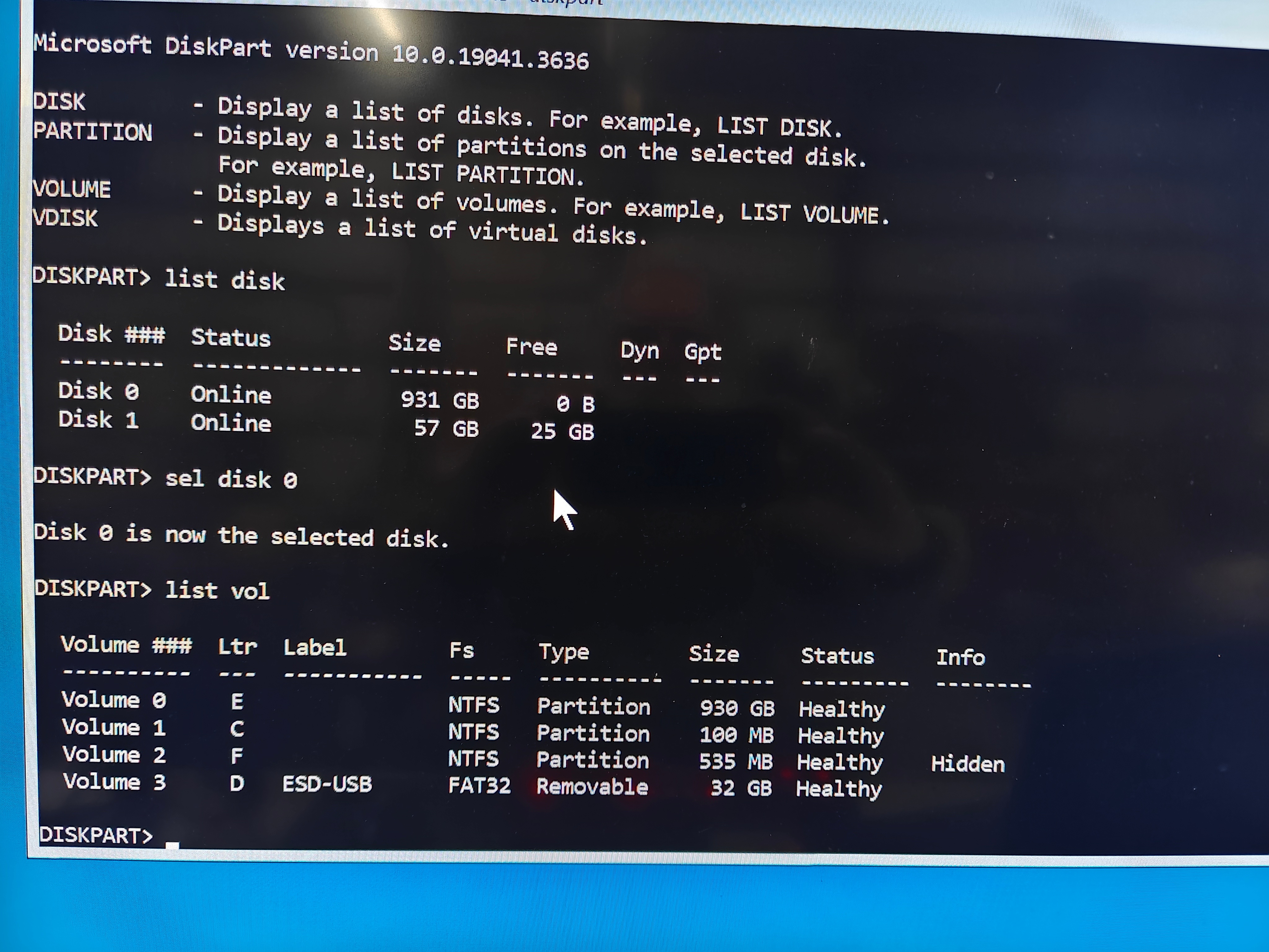 Can't recover Windows using Windows 10 recovery usb - Microsoft Q&A