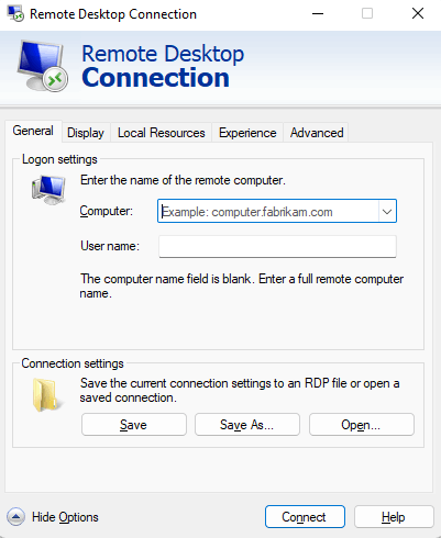 Issue connecting using remote desktop: Unknown user name or bad ...