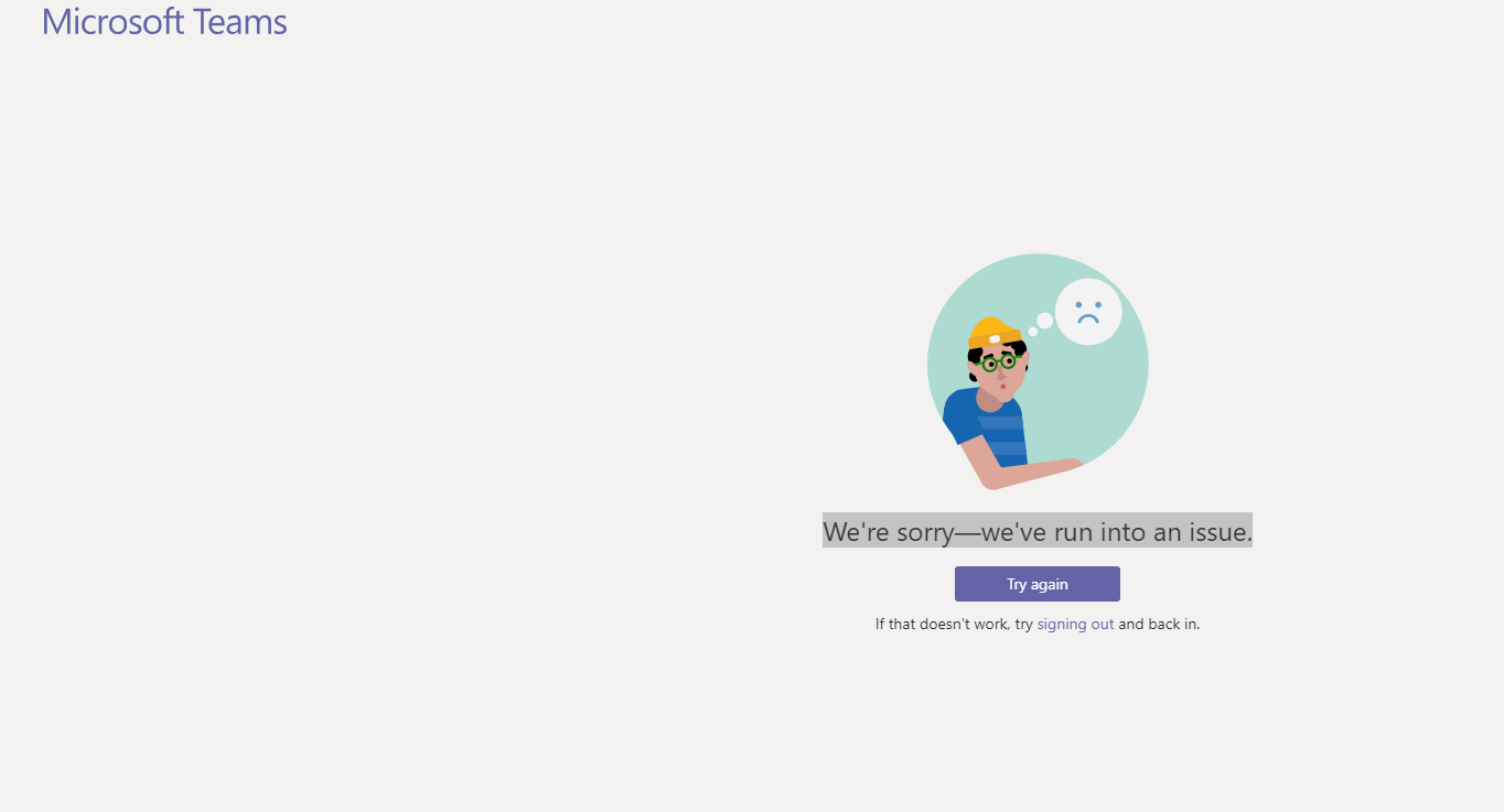 Unable to login to the Microsoft Teams - Microsoft Q&A