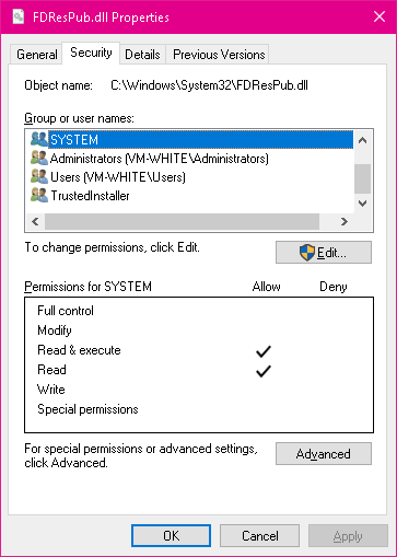 The FDResPub service terminated with the following error: The requested ...