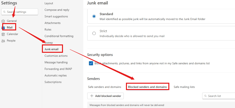 How to block spam in Outlook - Microsoft Q&A