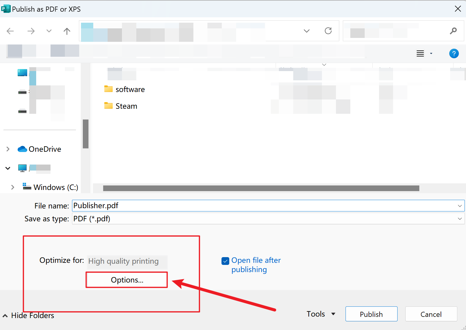Publisher cannot save the file. - Microsoft Q&A
