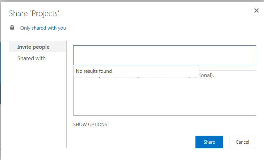 Sharing issue on SharePoint online : "Sharing to external users is not ...