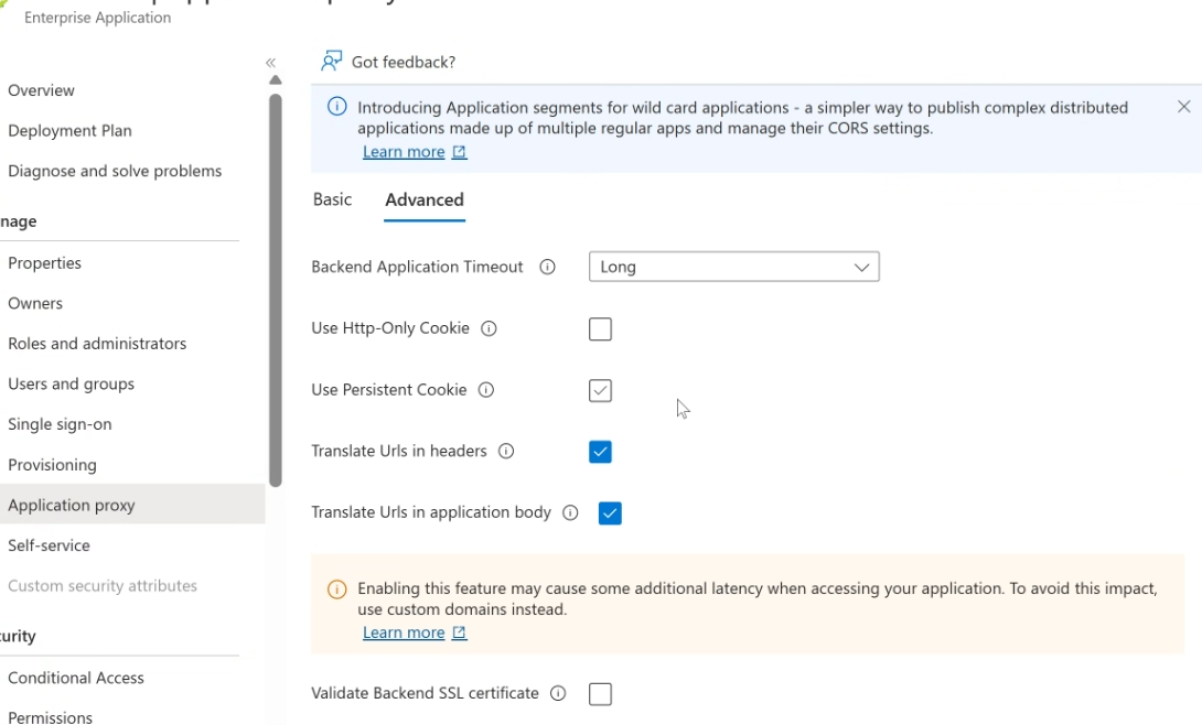 Azure Application Proxy