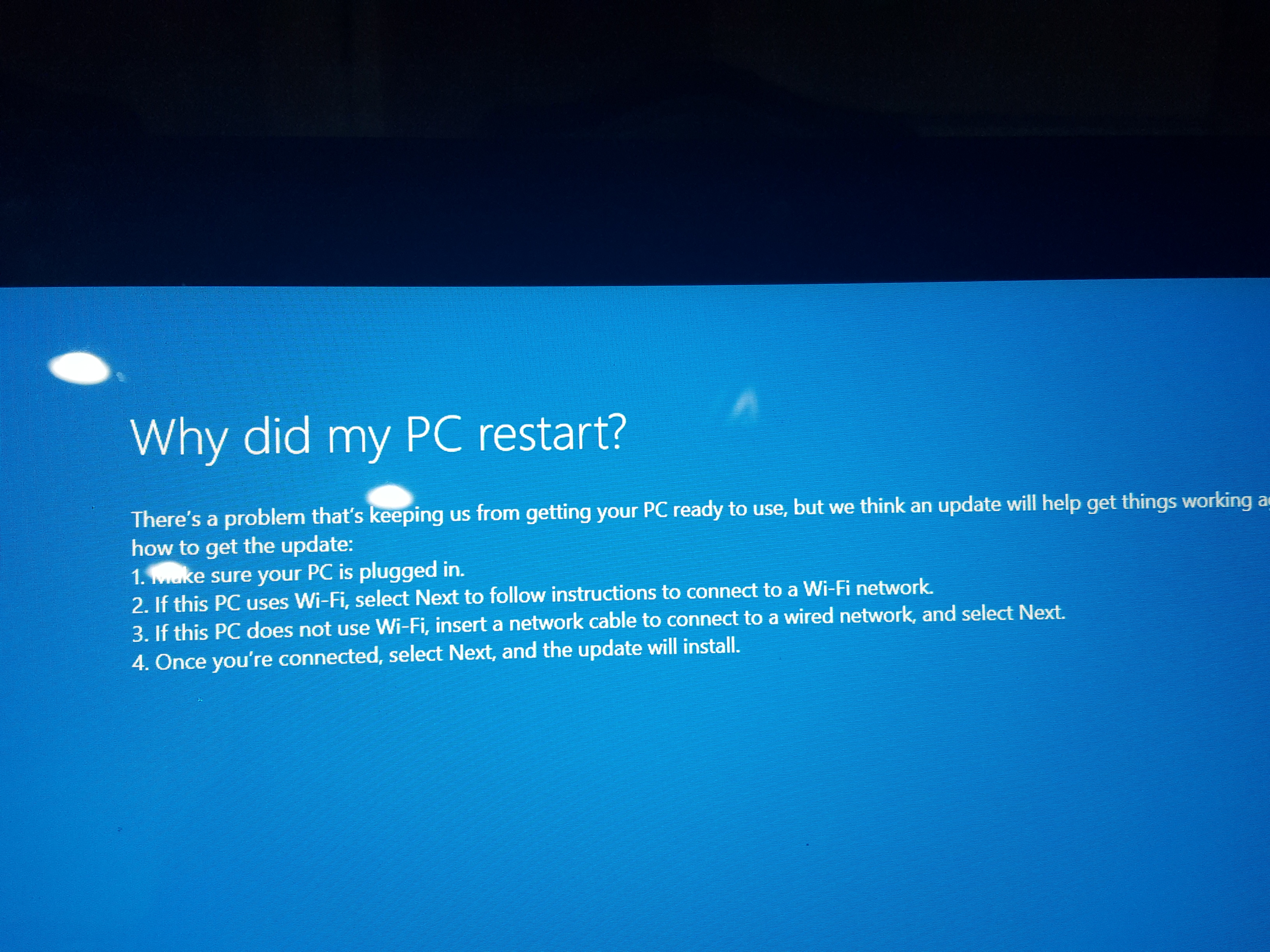Windows keeps going back to Why did my PC restart? - Microsoft Q&A