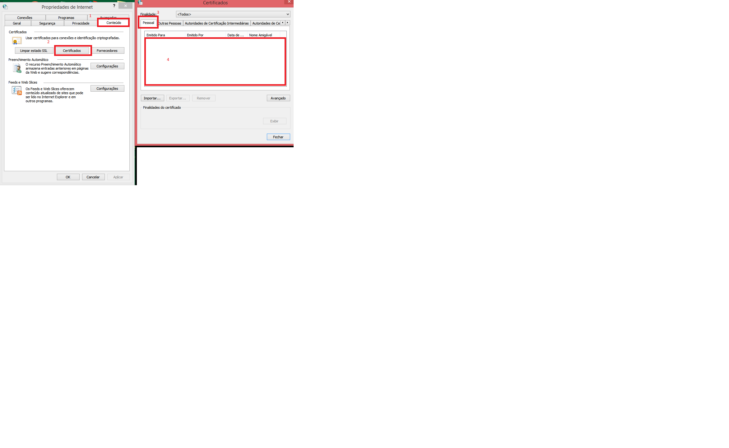 Script para limpeza do repositório de certificados do Windows ...