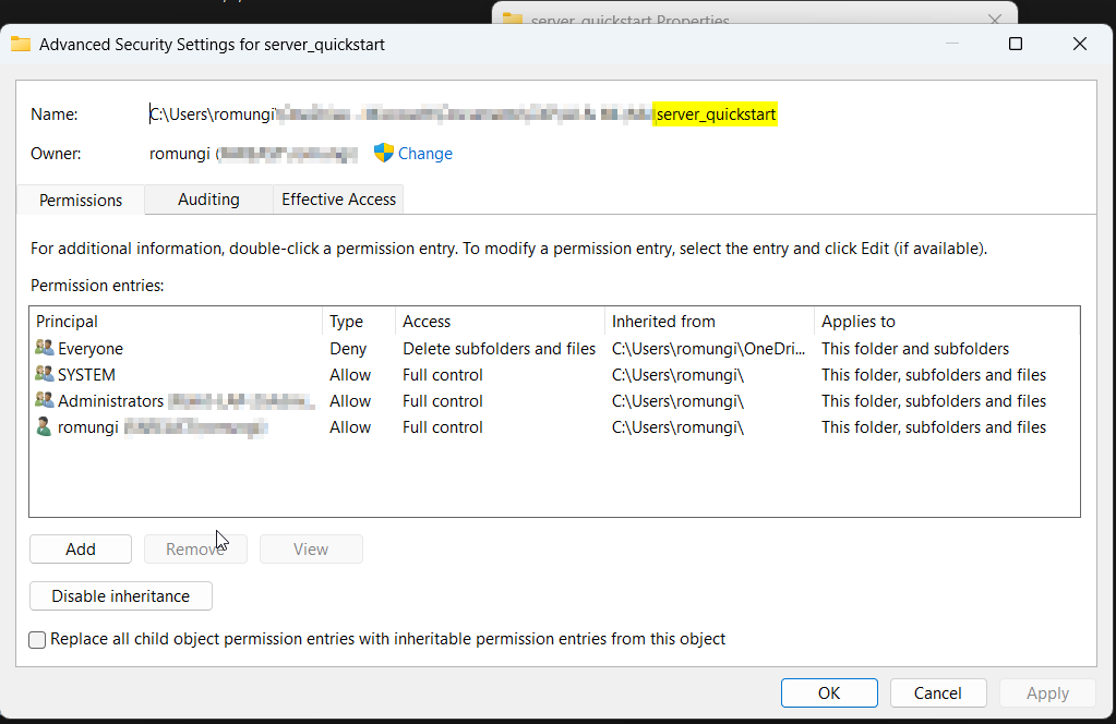 Local azmlinfsrv script returns Access is Denied - Microsoft Q&A