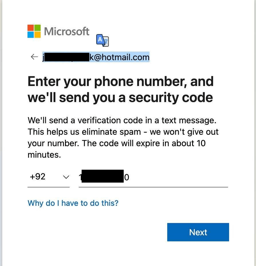 Pathetic automatic account service || Unable to unlock my hotmail ...