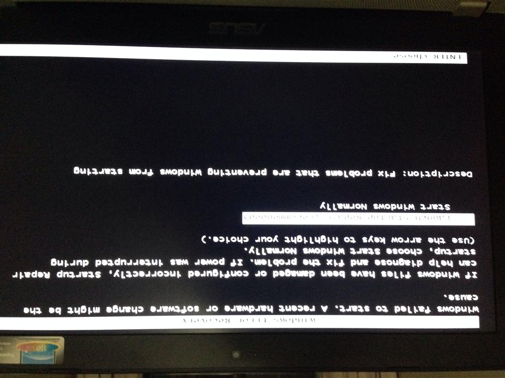 Window 7 error - คำถามคำตอบของ Microsoft