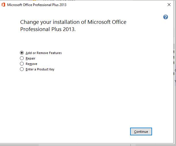Office confused change and repair - Microsoft Q&A