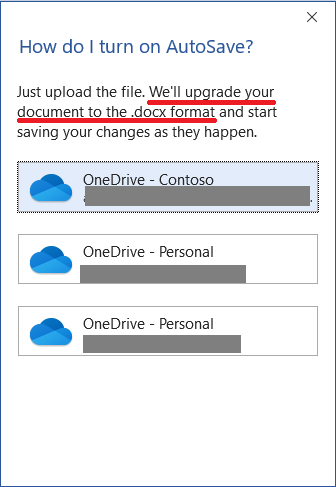 Enabling autosave creates duplicate files - Microsoft Q&A