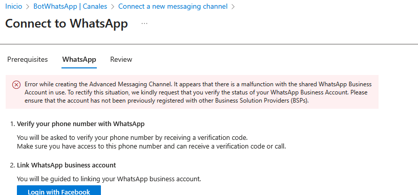 Error A comunication B con WB