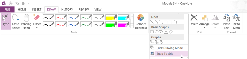 OneNote 2016 Precision Table Movement - Microsoft Q&A