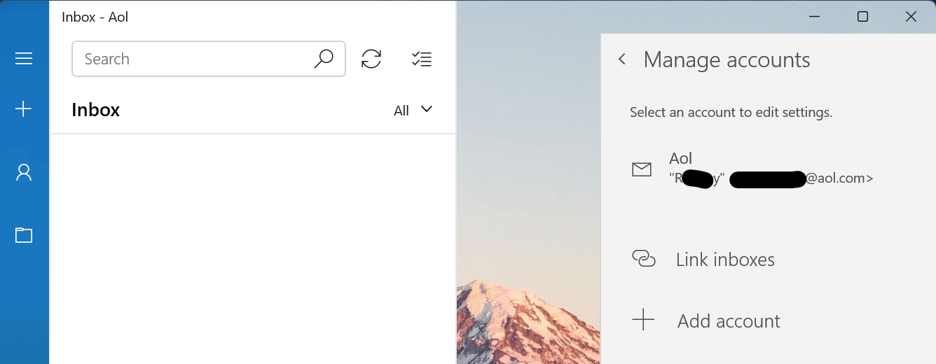 Windows Mail Account - Microsoft Q&A