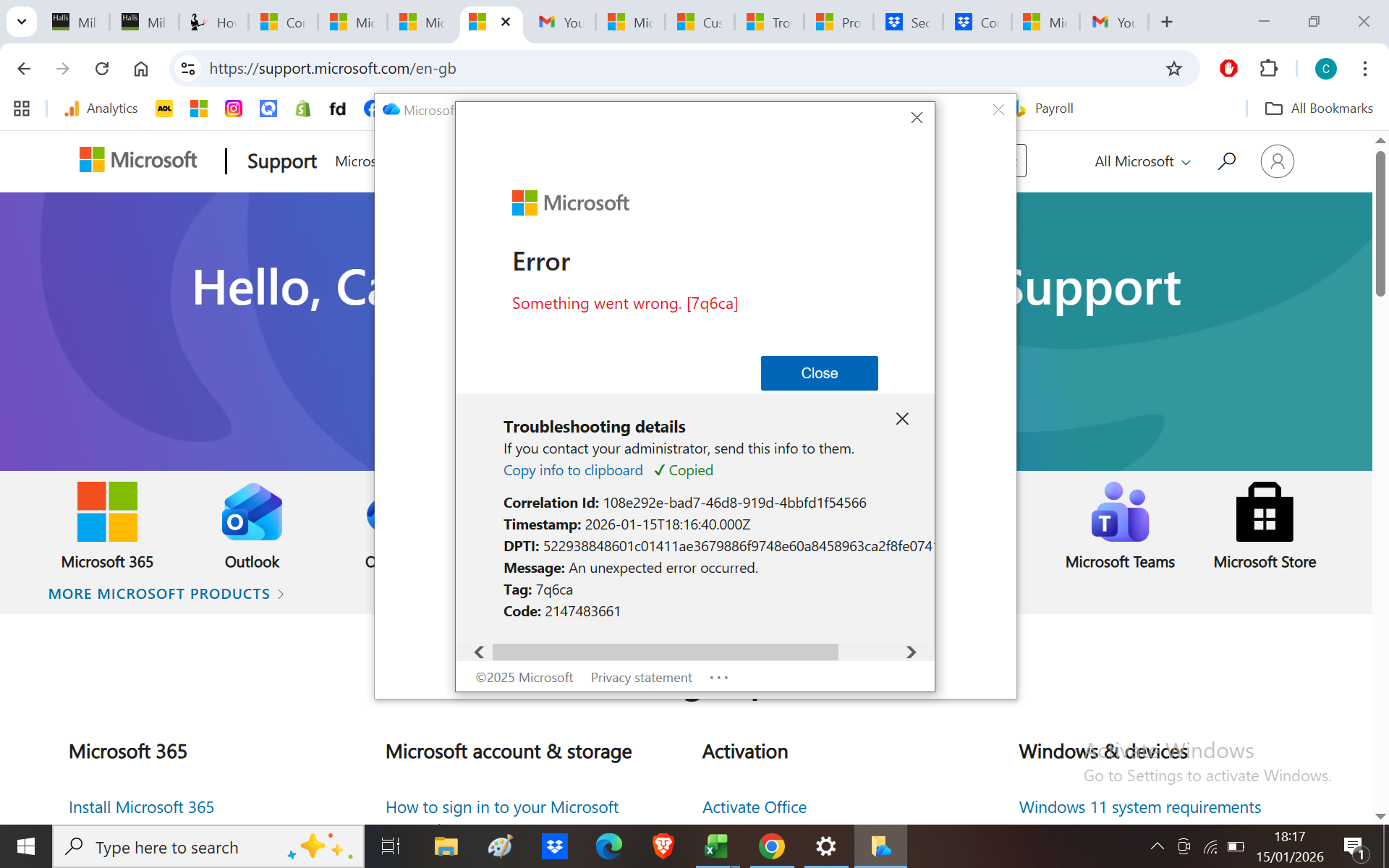Problem with Dropbox and One Drive - does not sync - Microsoft Q&A