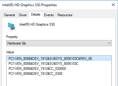 intel hd graphics update error - Microsoft Q&A