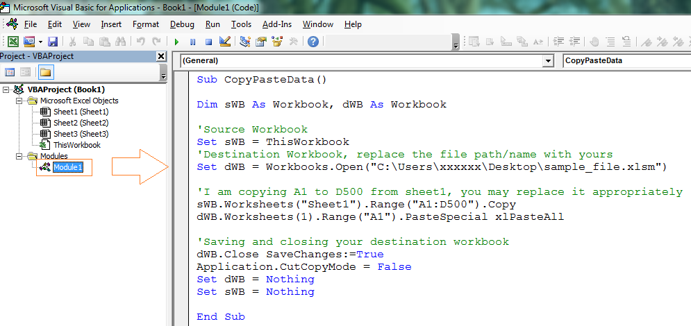 copy excel values to another workbook automatically - Microsoft Q&A