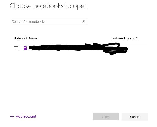 How to I add a shared notebook to my onedrive windows app and mobile ...