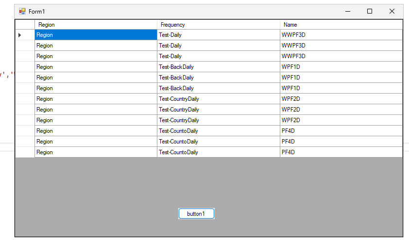 Create DataTable from string - Microsoft Q&A