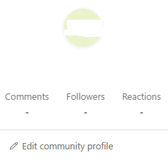 On MSN comments noticed my profile box is set up different from ...
