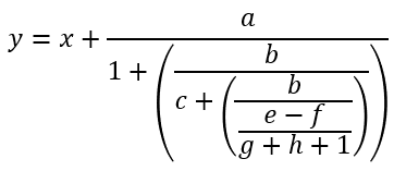 Reduce space in equation with multiple fractions in word - Microsoft Q&A