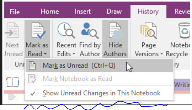 Onenote changed the background color on some of my text areas ...