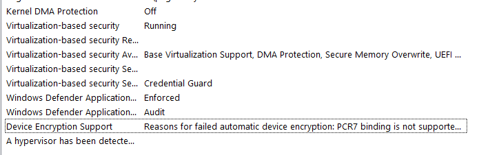 Windows 11 Device Security Settings not Available - Microsoft Q&A