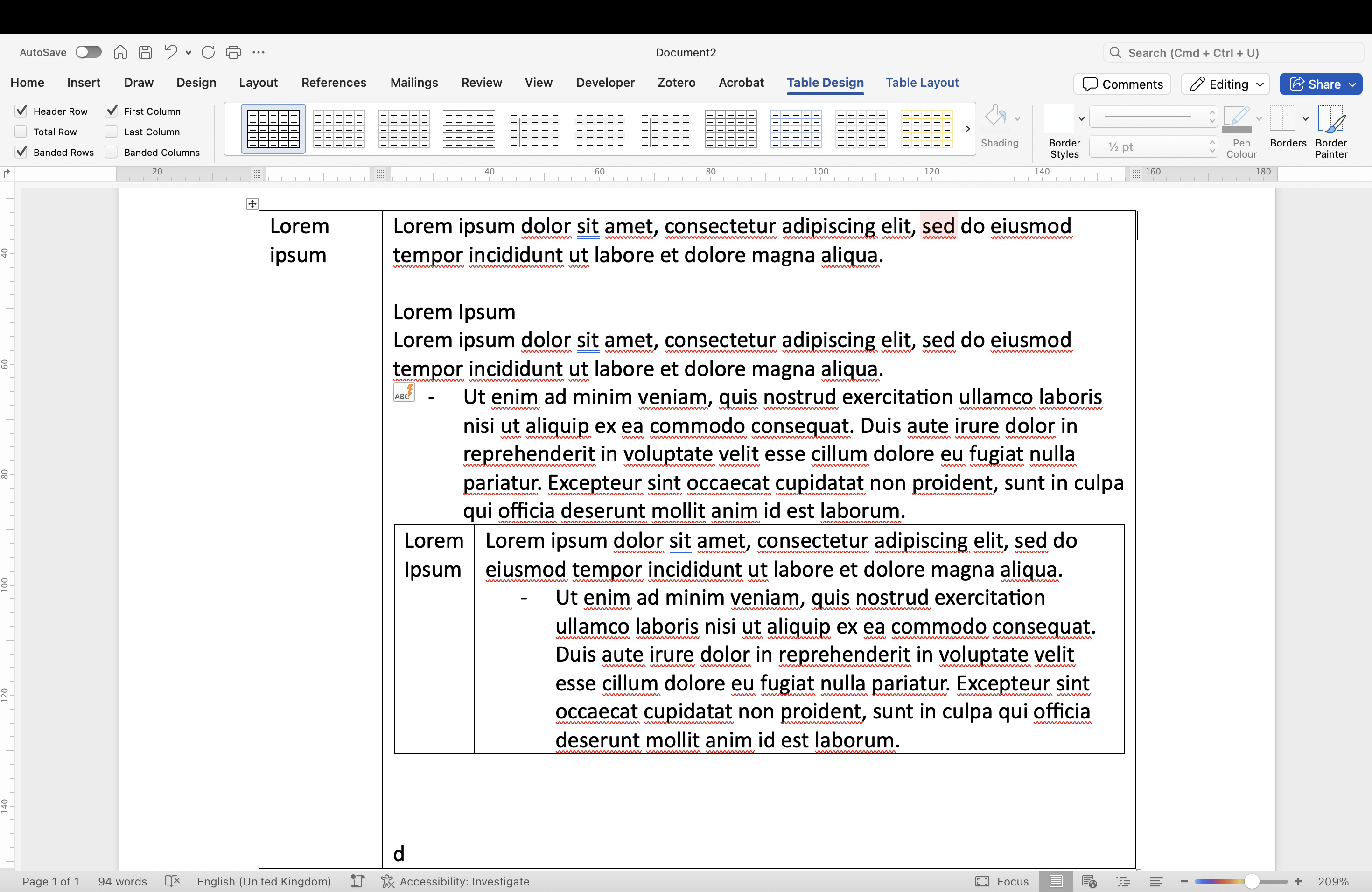 Word: Unwanted mirroring when creating a bullet point list in a table ...