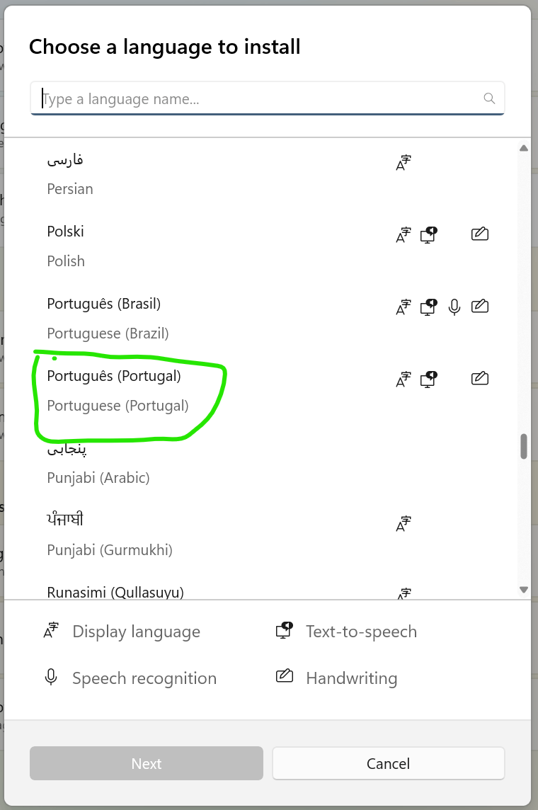 List of ISO languages does not show my own language - Microsoft Q&A