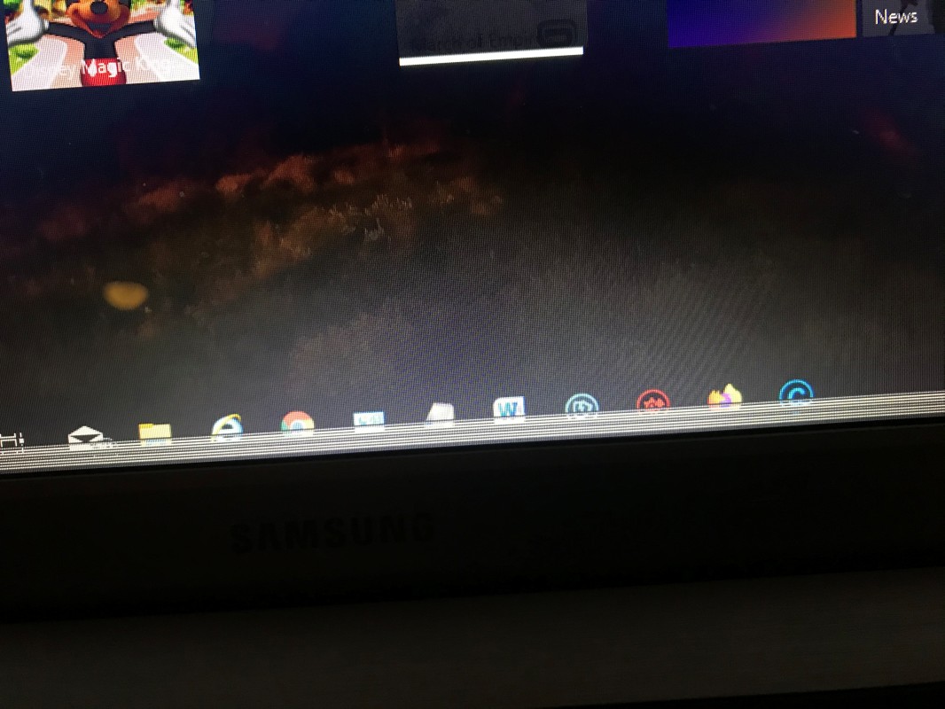 How to remove annoying thin horizontal lines that have appeared in the ...