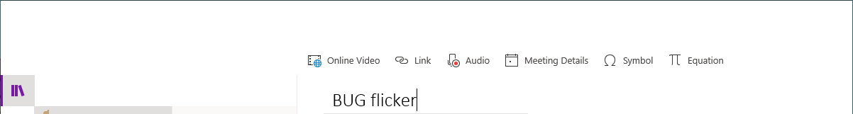 Flickering/blinking of ribbon bar and UI elements in onenote UWP ...
