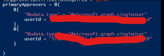 Update approvers of a PIM enabled group using MG Graph PowerShell ...