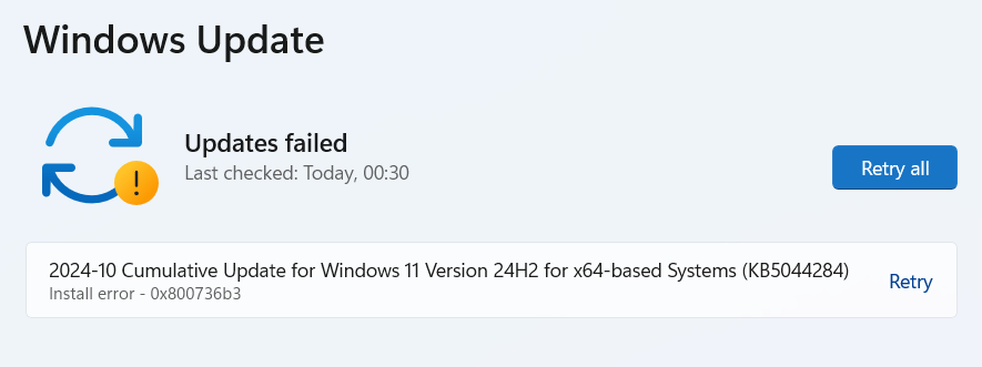 Windows update won't update - Microsoft Q&A