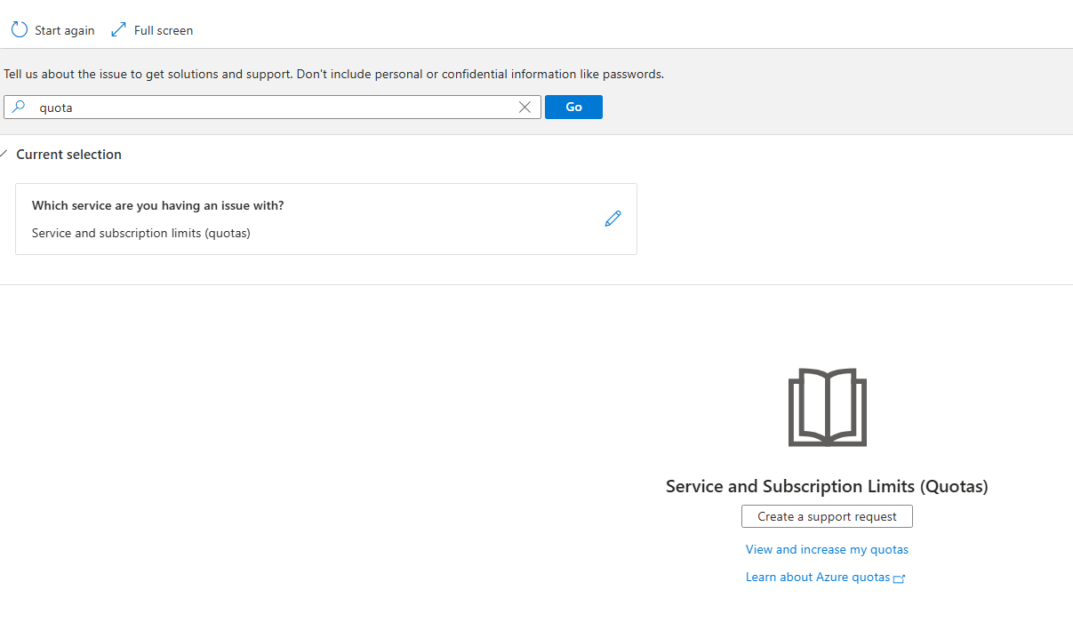 Unable to create APP Service plan in Azure - Microsoft Q&A