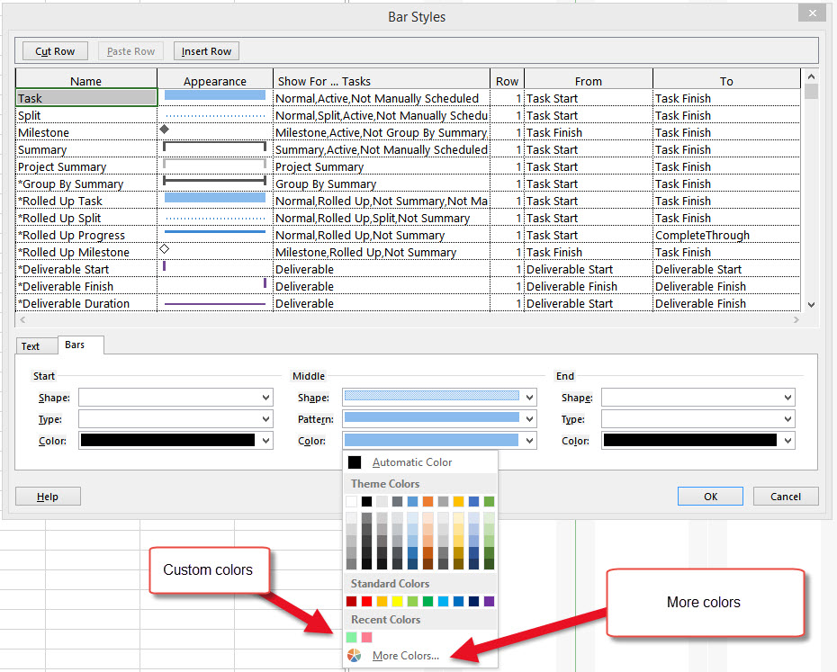 Changing Theme Colors (Color Palette) in MS Project 2013 - Microsoft Q&A
