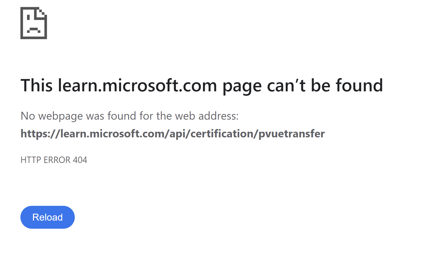 Can not connect to Pearson Vue because Microsoft failed to connect to