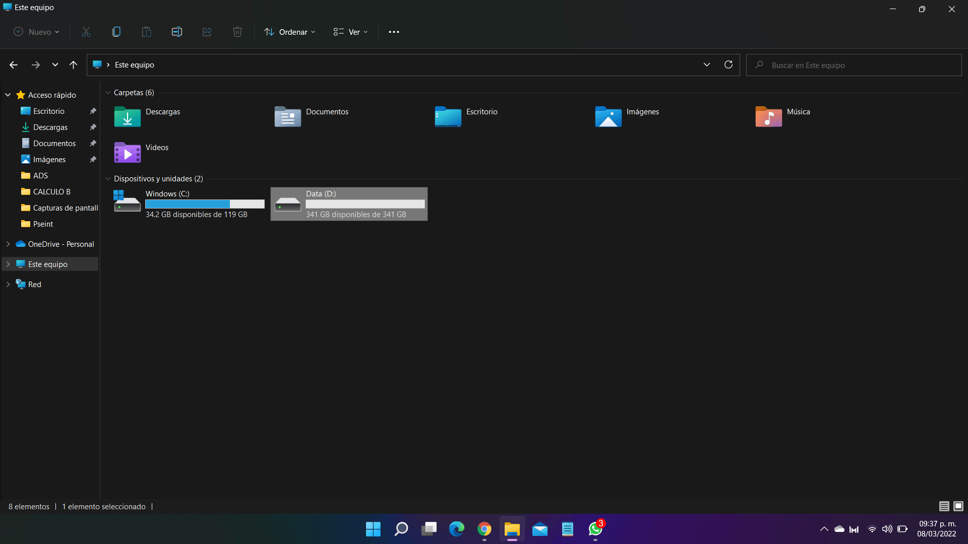 Las particiones Windows (C:) Y DATA (D:) - Microsoft Q&A