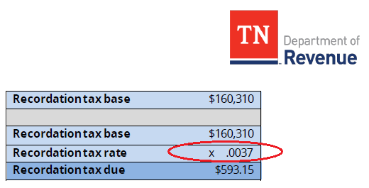 Excel Formula to Calculate TN Recordation Tax - Microsoft Q&A