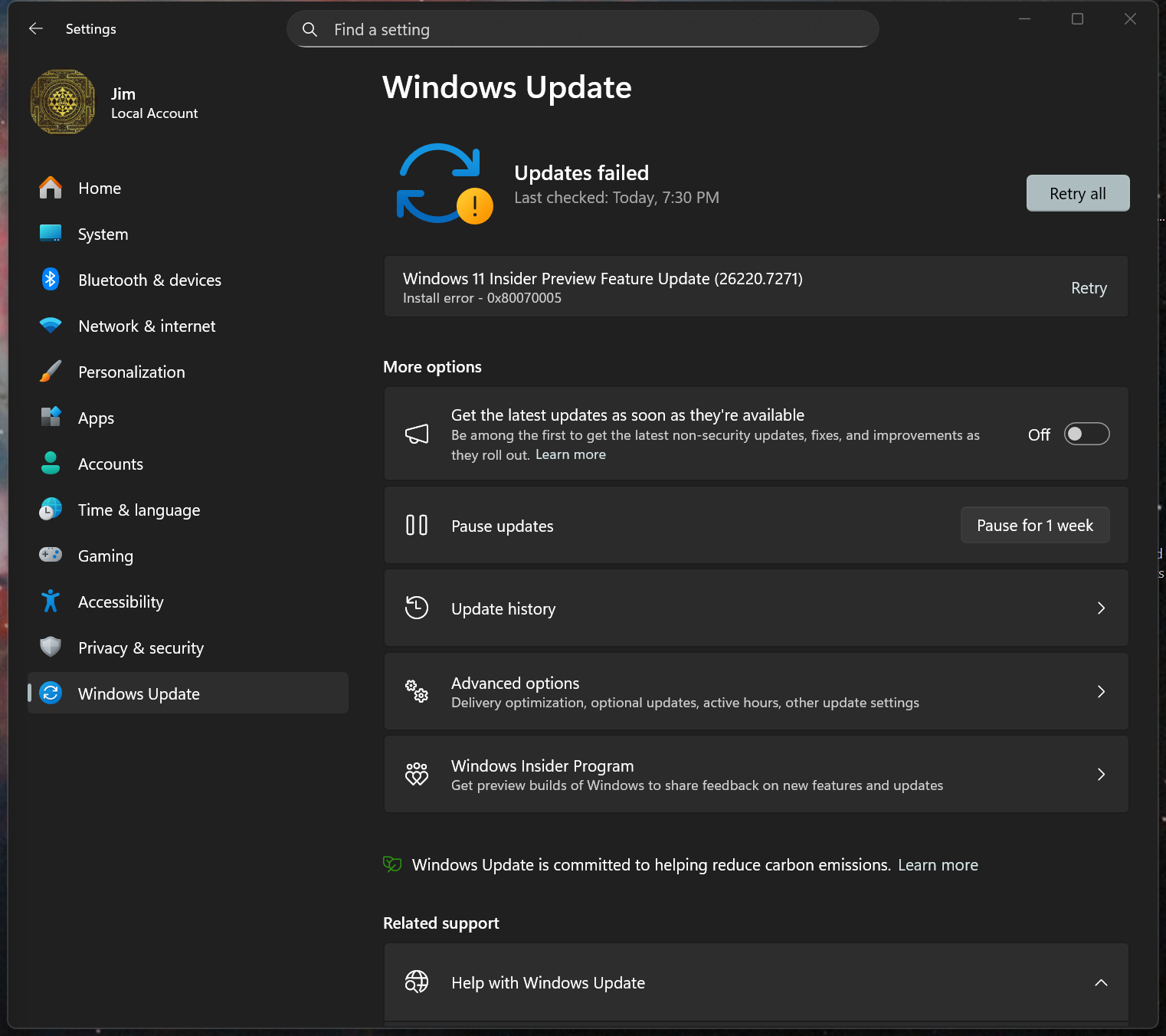 How to fix download error 0x80070005 on my PC - Microsoft Q&A