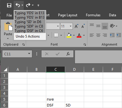 Undo/Redo drop-down list not working on newest Office update March ...
