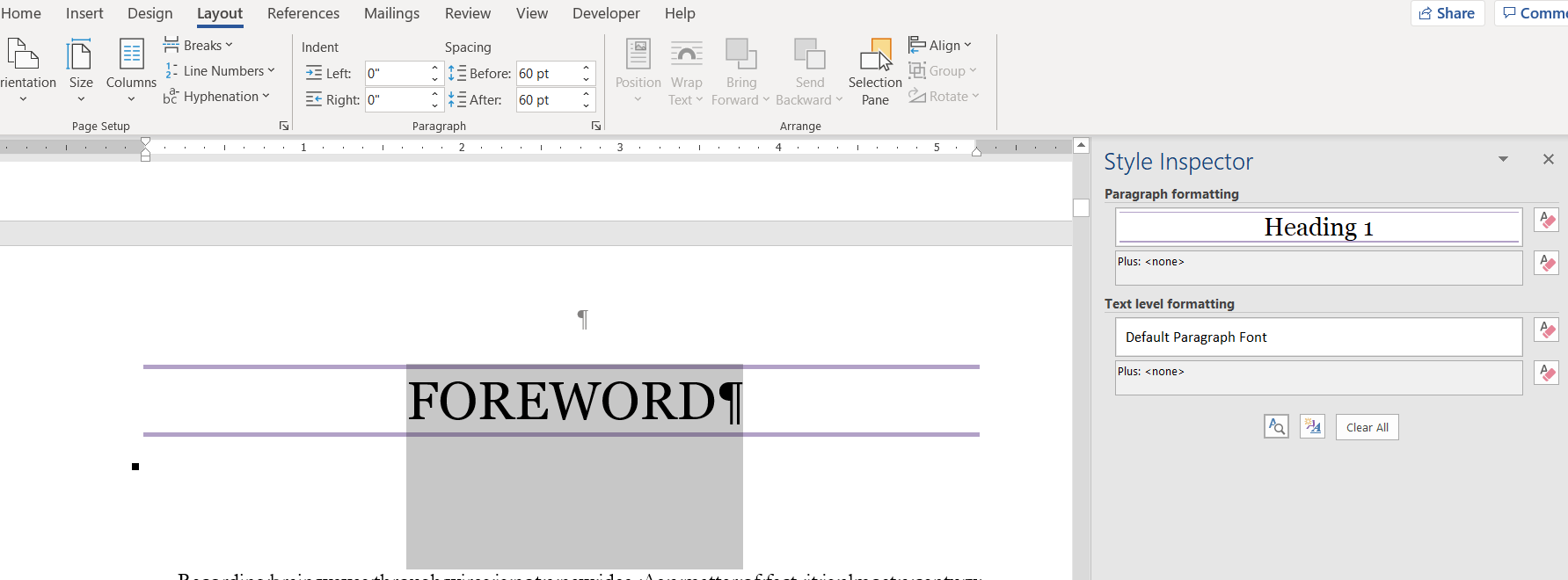 Help! Header Spacing is Inconsistent throughout document - Microsoft Q&A