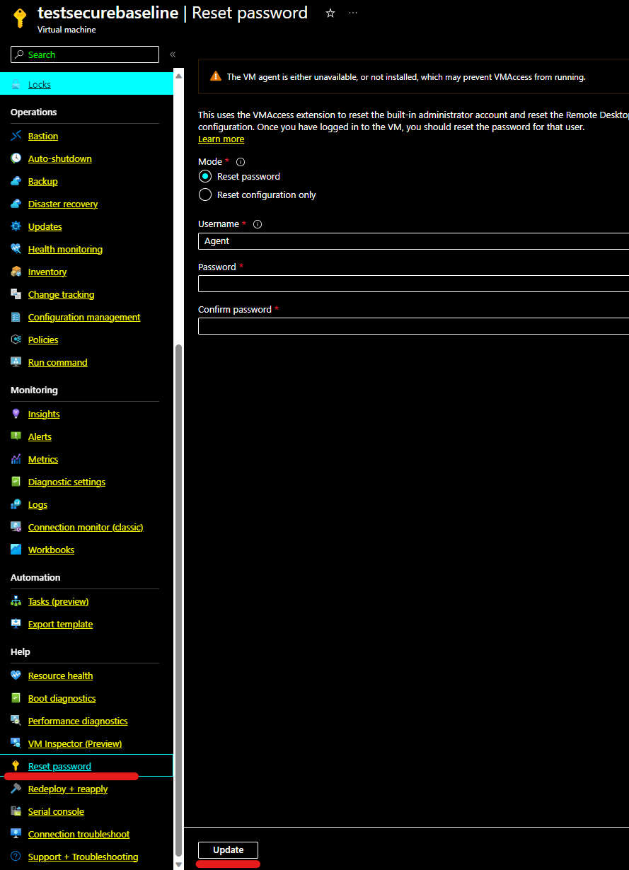credentials for newly created user to azure vm do not work - Microsoft Q&A