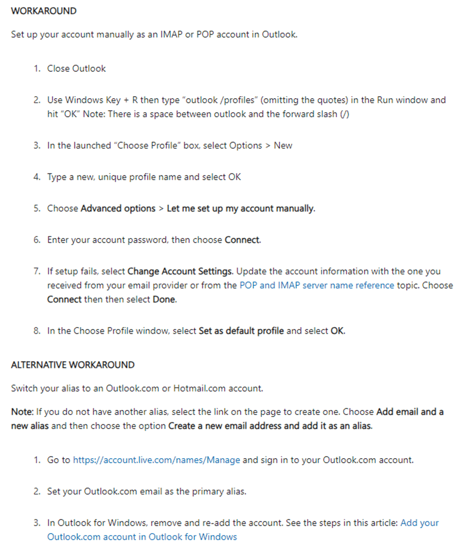 outlook online not syncing - Microsoft Q&A