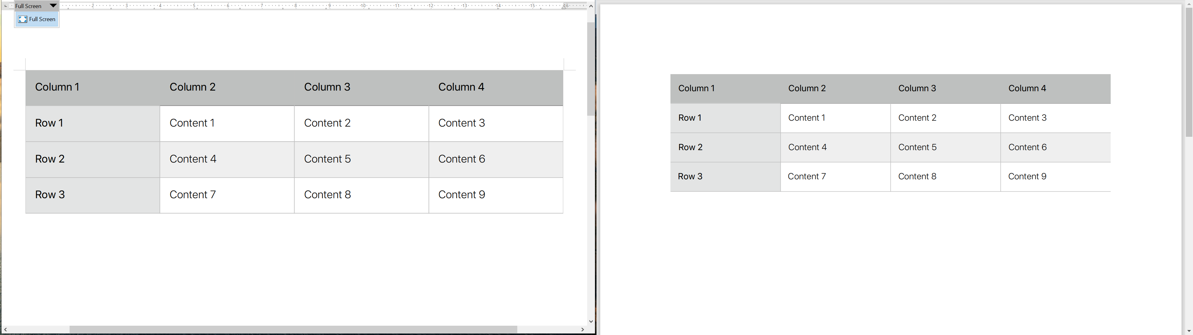 Issue with table formatting when creating PDF - Microsoft Q&A