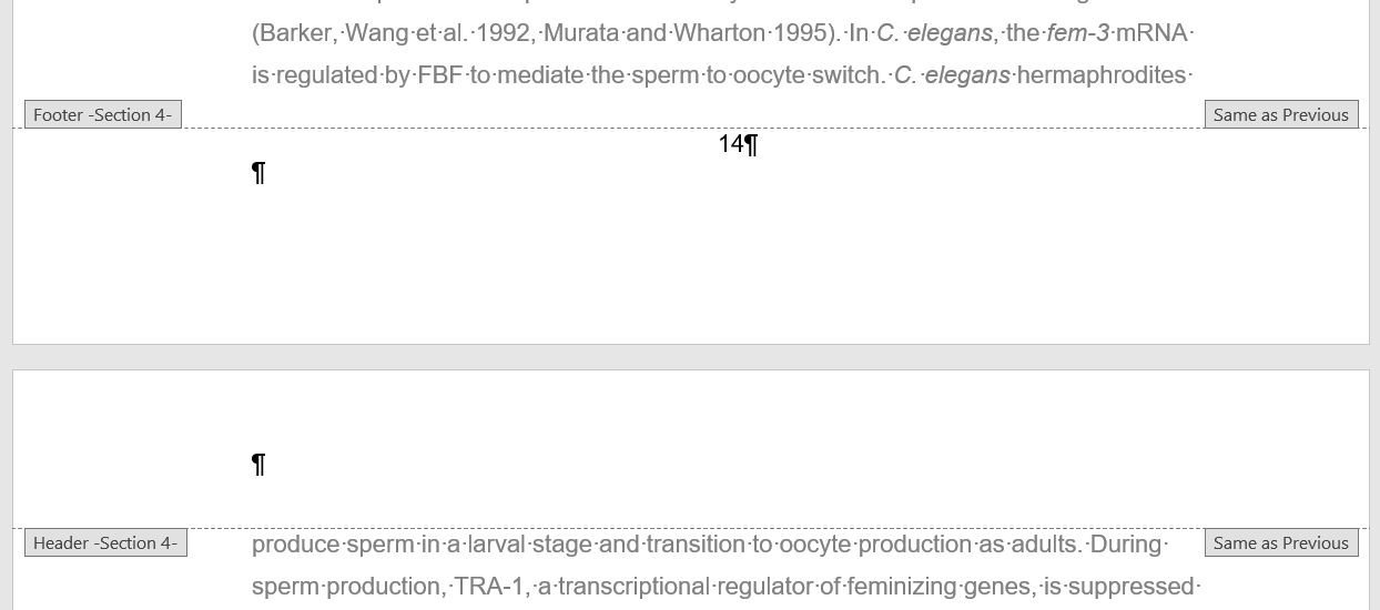 Inconsistent distance between body text and footer in Word - Microsoft Q&A