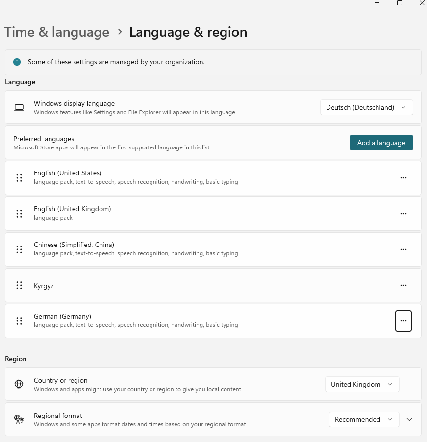 I am having trouble changing my typing language. - Microsoft Q&A