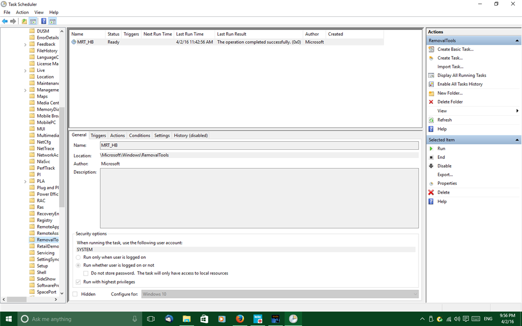 MRT_HB or MRT_ERROR_HB or MRT.exe runs daily instead of multiple times ...